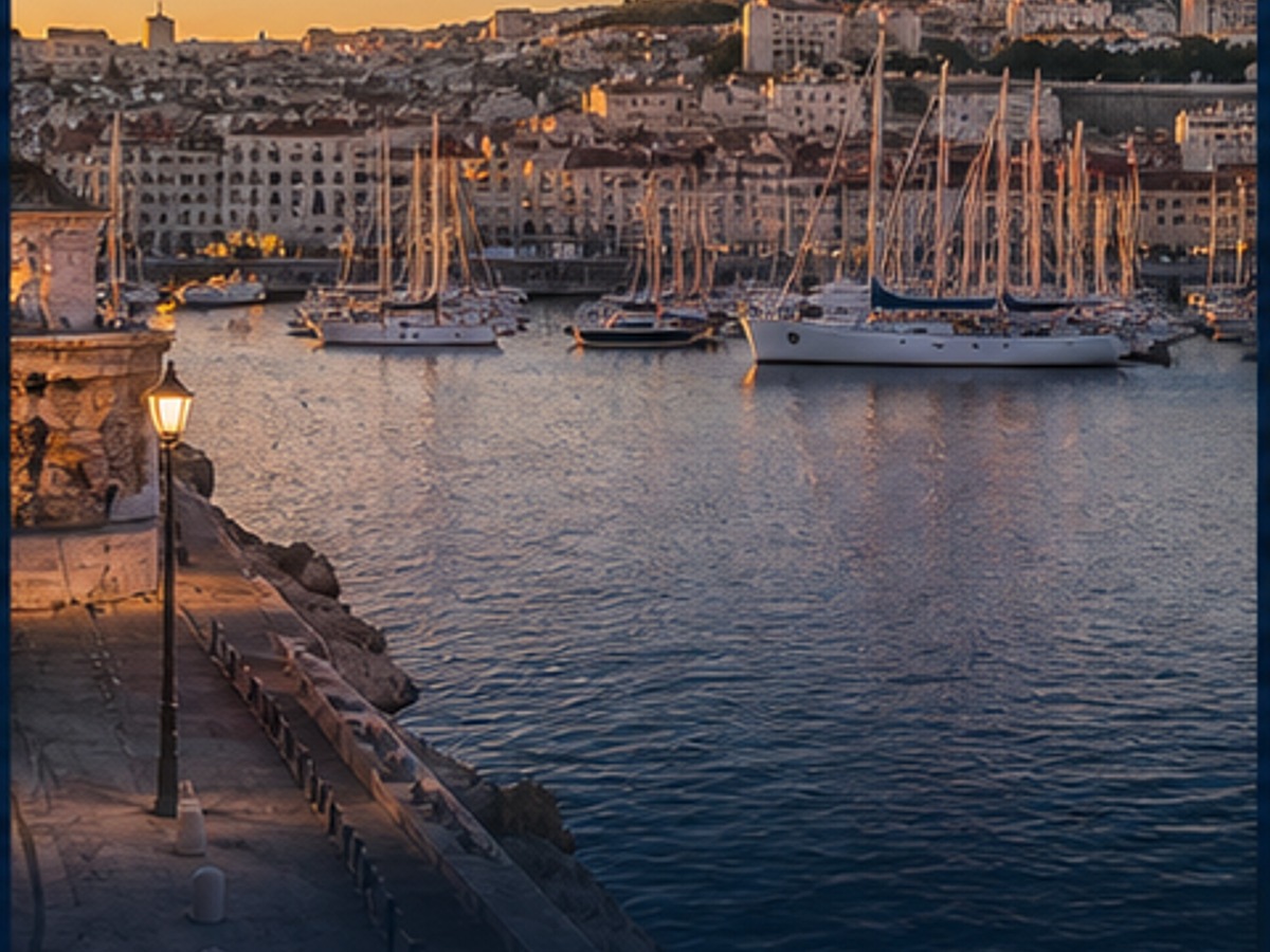 Illustration du Vieux-Port de Marseille